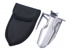 Stainless Steel Hand Shovel Folding Plegable with Case
